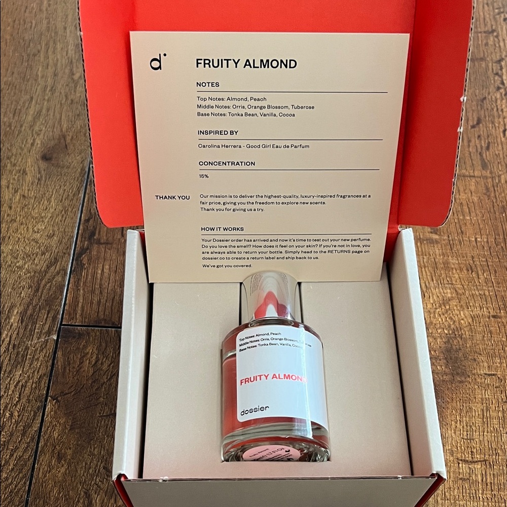 Dossier Fruity Almond Perfume